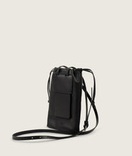 Load image into Gallery viewer, FORMA I Bourse Bag I Black I side view I white background