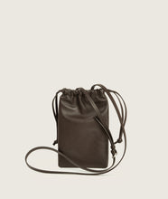 Load image into Gallery viewer, FORMA I Bourse Bag Espresso I Espresso color I back view I white background