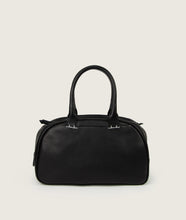 Load image into Gallery viewer, Watoji I Day Runner 28 I black I from behind, white japanese stitch detail I white background