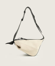 Load image into Gallery viewer, Furoshiki Crossbody Bag M Canvas ivory-black