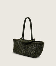 Load image into Gallery viewer, Pazar Tote Boat Olive Handwoven Leather