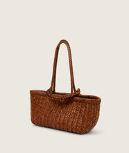 Load image into Gallery viewer, Pazar Tote Boat Tan Handwoven Leather