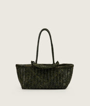 Load image into Gallery viewer, Pazar Tote Boat Olive Handwoven Leather