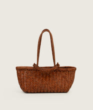 Load image into Gallery viewer, Pazar Tote Boat Tan Handwoven Leather