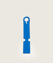 Load image into Gallery viewer, Luggage Tag Italy Blue Leather