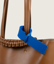 Load image into Gallery viewer, Luggage Tag Italy Blue Leather