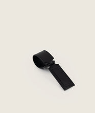 Load image into Gallery viewer, Luggage Tag Black Leather