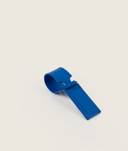 Load image into Gallery viewer, Luggage Tag Italy Blue Leather