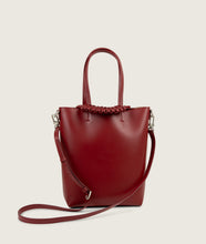 Load image into Gallery viewer, Pazar Tote Nano Rubino Smooth Leather