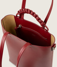 Load image into Gallery viewer, Pazar Tote Nano Rubino Smooth Leather