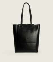 Load image into Gallery viewer, Pazar Book Tote Black Leather