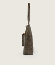 Load image into Gallery viewer, Pazar I Pazar Book Tote Antique Brown I from aside I white background