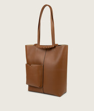 Load image into Gallery viewer, Pazar Book Tote Caramello Soft Leather