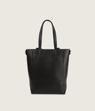 Load image into Gallery viewer, Pazar Book Tote Nano Black Smooth Leather