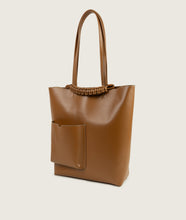 Load image into Gallery viewer, Pazar Book Tote Caramello Leather