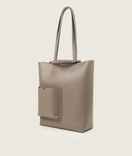 Load image into Gallery viewer, Pazar I Pazar Book Tote Grayge I side view I white background