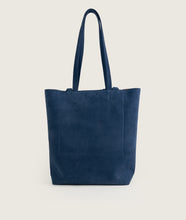 Load image into Gallery viewer, Pazar Book Tote Denim Suede Leather