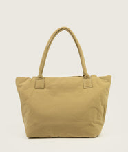 Load image into Gallery viewer, Pazar Tote M beige plant dyed nylon I back view I white background