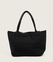 Load image into Gallery viewer, Pazar Tote M Charcoal black plant dyed nylon