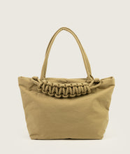 Load image into Gallery viewer, Pazar Tote M beige plant dyed nylon I front view I white background