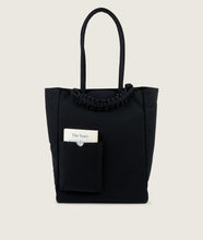 Load image into Gallery viewer, Pazar Book Tote Charcoal Black Plant Dyed Nylon