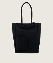 Load image into Gallery viewer, Pazar Book Tote Charcoal Black Plant Dyed Nylon