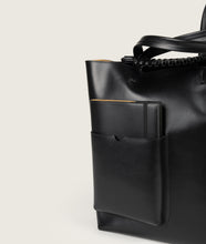 Load image into Gallery viewer, Notebook Cover black leather