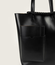 Load image into Gallery viewer, Notebook Cover black leather