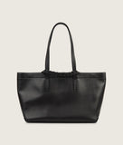 Load image into Gallery viewer, Reins Tote Bag M Black Soft Cow Leather