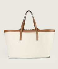 Load image into Gallery viewer, Reins Tote Bag Canvas XL Caramello/Ivory