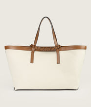 Load image into Gallery viewer, Reins Tote Bag Canvas XL Caramello/Ivory