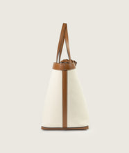 Load image into Gallery viewer, Reins Tote Bag Canvas XL Caramello/Ivory