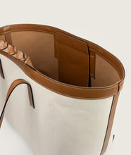 Load image into Gallery viewer, Reins Tote Bag Canvas XL Caramello/Ivory