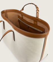 Load image into Gallery viewer, Reins Tote Bag Canvas XL Caramello/Ivory