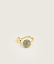 Load image into Gallery viewer, Accessories I Carl Auböck x SAGAN Vienna Stone Keychain Saturn I white background