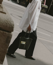 Load image into Gallery viewer, Pazar Book Tote Nano Espresso Soft Leather